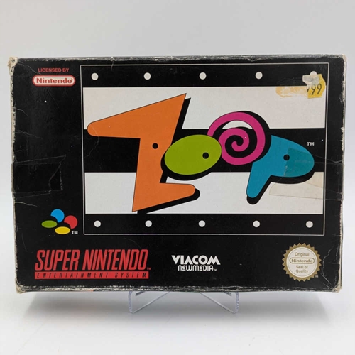 Zoop - Original Æske - SNES - (EUR) (C Grade) (Genbrug)